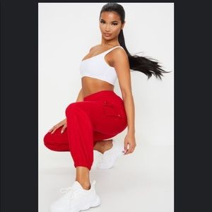 Red Cargo Pants